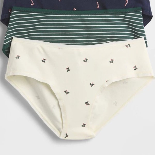 Gap Women's Organic Stretch Cotton Hipster (3-Pack)