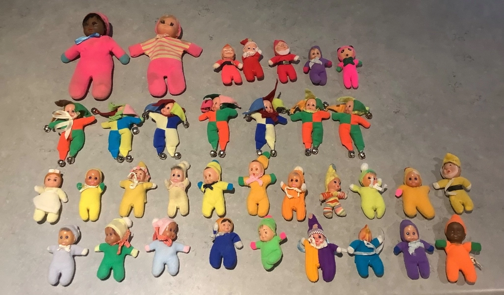 VINTAGE RETRO MATCHBOX BABY BEAN DOLLS - YOU CHOOSE