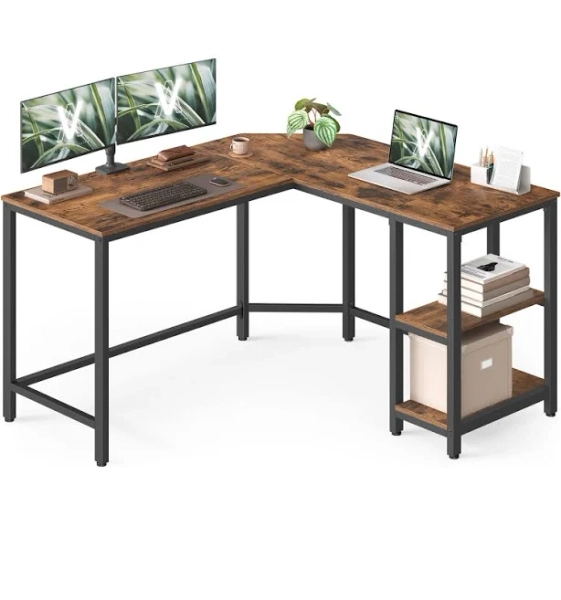 VASAGLE L-Shaped Corner Desk