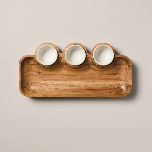 Wooden Dip Platter - Hearth & Hand™ with Magnolia