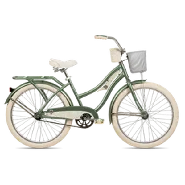 Deluxe Beach Cruiser, 24-Inch, Green