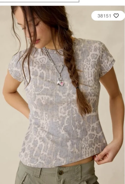 BDG Printed Short Sleeve Spill The Tee