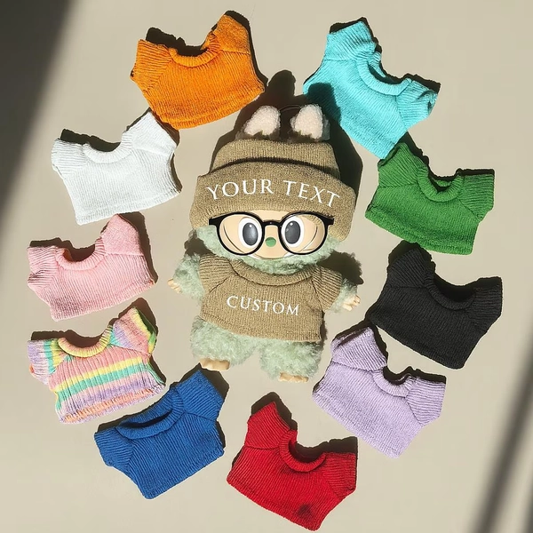 Custom La Bubu Shirt, Custom Tee, Personalized T-Shirt for La Bubu With Photo, Doll Clothes With Custom Name Logo, La Bubu Accessories