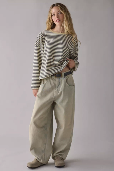 BDG Boxy Long Sleeve Spill The Tee