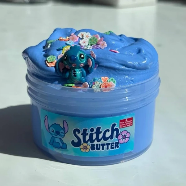 Stitch Butter Slime, Butter Slime, Blue Slime, Scented Slime, Slime, Slime Kit, Slime, Slime for kids, Fidget Toy