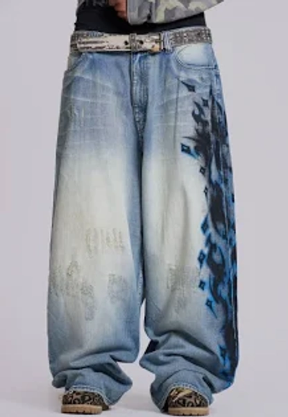 jaded Spike Airbrush XL Colossus jeans Men's