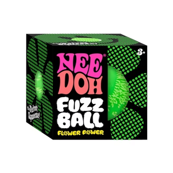 Schylling Fuzz Ball Flower Power NeeDoh Squishy Fidget Toy Multicolor 1ct