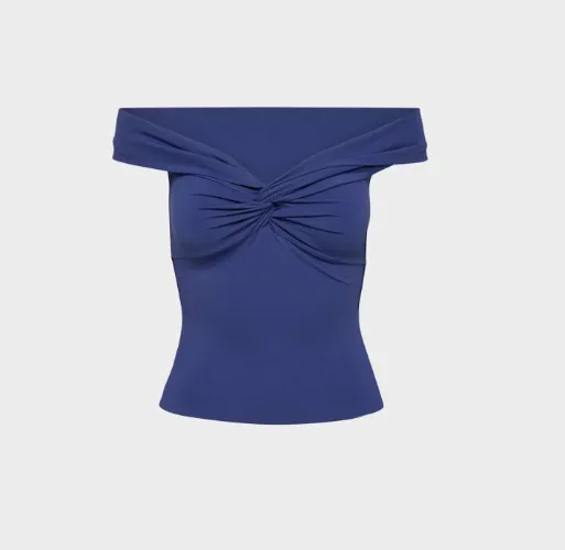 Original Contour Twist Off-shoulder Top