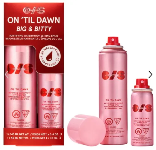 On 'Til Dawn Mattifying Waterproof Setting Spray Big & Bitty Duo