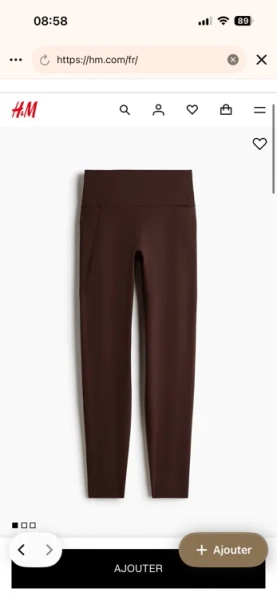Legging de sport avec poches SoftMove™ - Noir