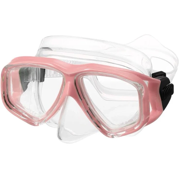 PATIKIL Lunettes de natation avec cache-nez, masque de plongée en silicone, masque de plongée anti-buée, lunettes de plongée avec tuba