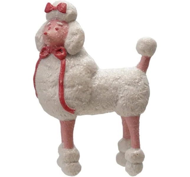 Festive Resin Poodle
