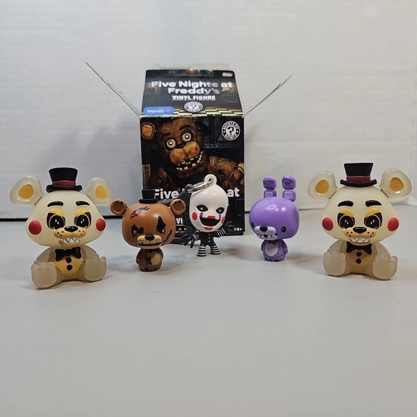Five Nights At Freddy's Figure Lot, Glow In Dark Freddy, Marionette, Shadow...