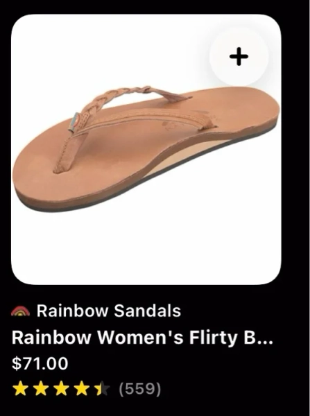 Rainbow flirty braidy sandals 