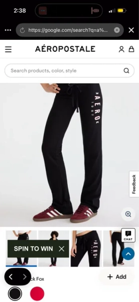 Aero 1987 Fit & Flare Sweatpants