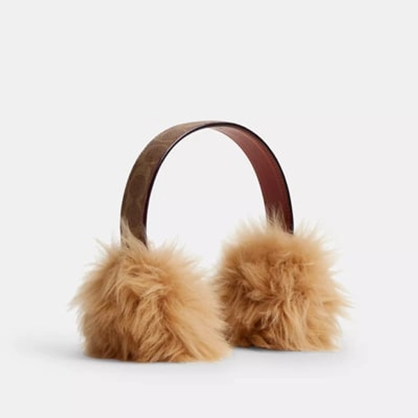 Coach Shearling Earmuffs