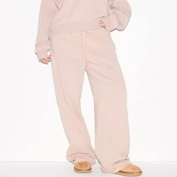 Women's SKIMS BOYFRIEND Fleece Straight Leg PANT