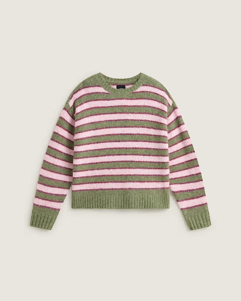 Rollins Stripe Sweater Green Balsam/MystcMlbry en Verde/Púrpura| Vans ES