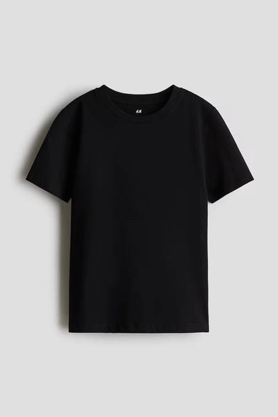 Cotton T-shirt - Black