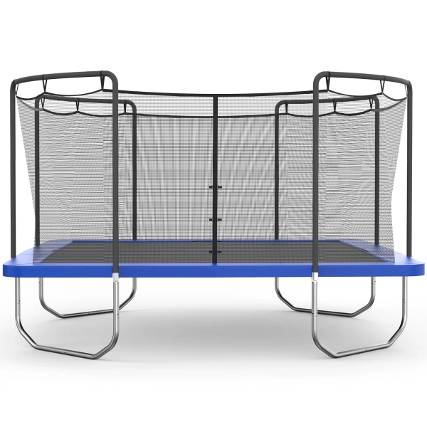 Skywalker Skywalker Trampolines 15Ft Square Trampoline With Enclosure  Blue | Wayfair