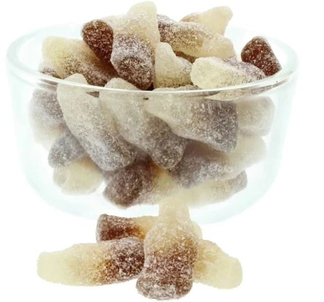 Small Sour Cola Bottles