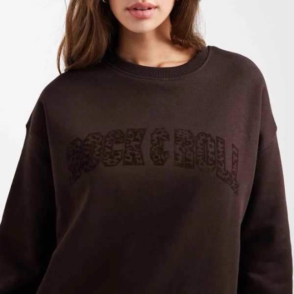MANGO Teenage Girl Graphic Sweatshirt