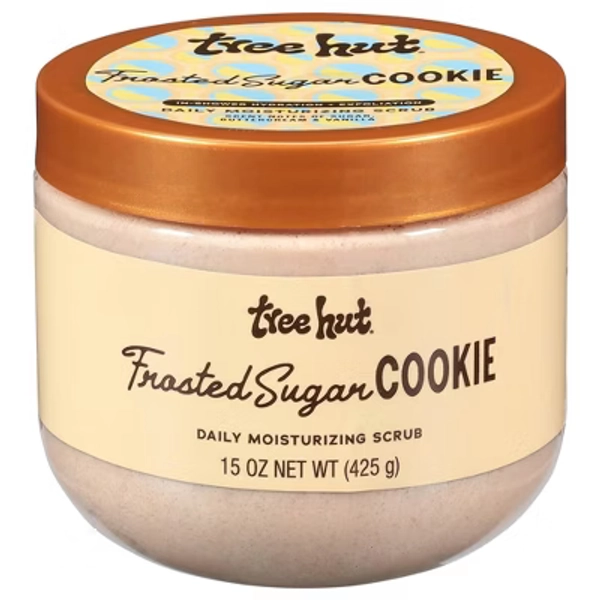 Tree Hut Moisturizing Scrub - Frosted Sugar Cookie - 15oz: Paraben-Free, Sulfate-Free, Vegan, Alcohol-Free