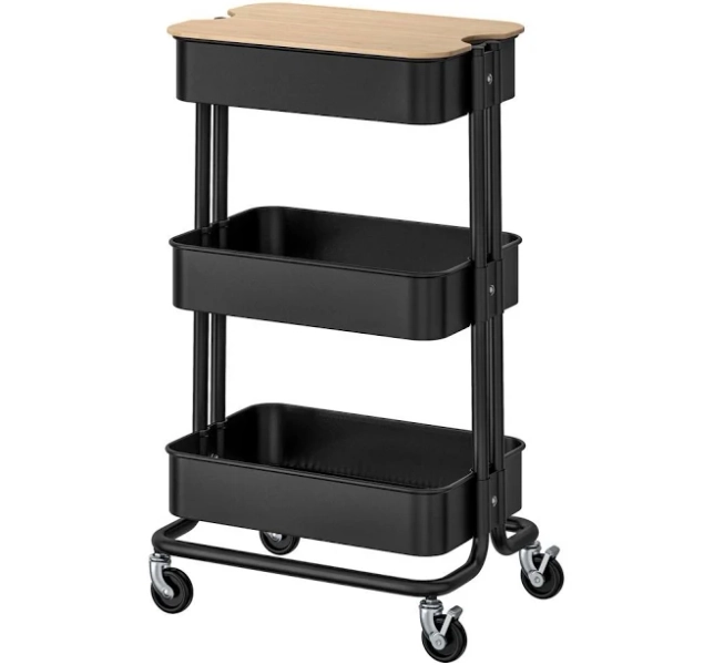 IKEA RÅSKOG / NORRÅVA trolley with Lid