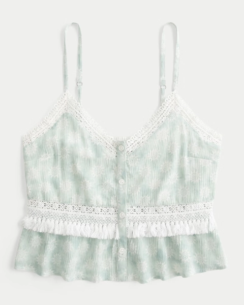 Fringe Crop Mini Tank