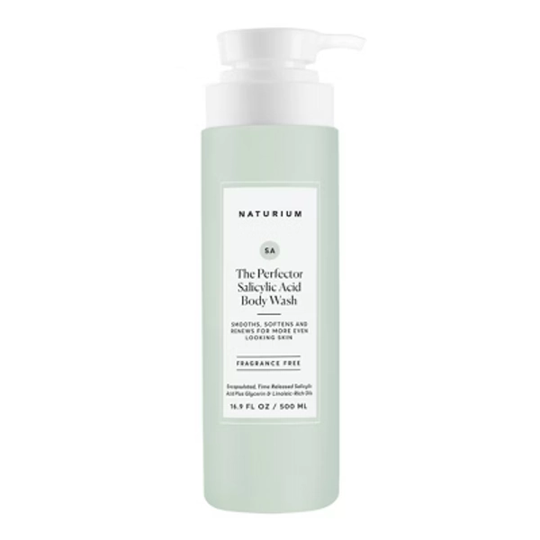 Naturium The Perfector Salicylic Acid Skin Smoothing Body Wash - 16.9 fl oz: Liquid, Unscented, Whole Body, Pump Bottle