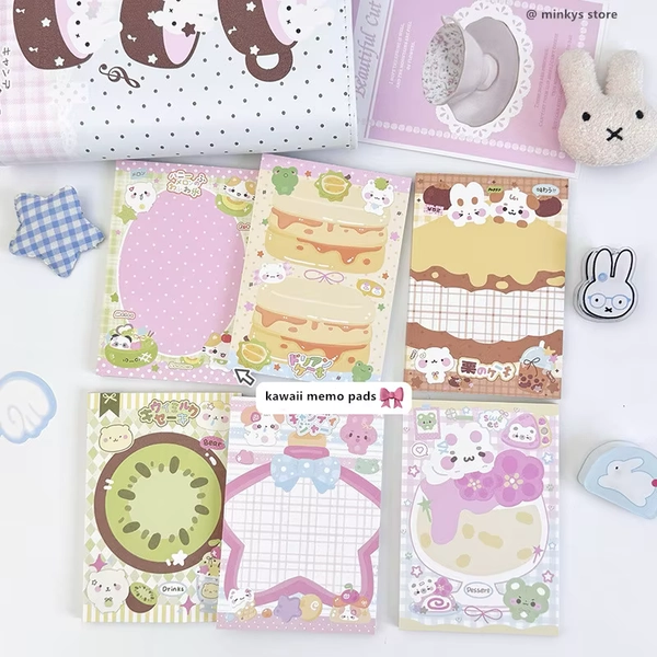 Kawaii 50 Sheets Original Dog Memo Notes Cute INS Style Notepad DIY Journal School Decor Memo Pad - AliExpress 21