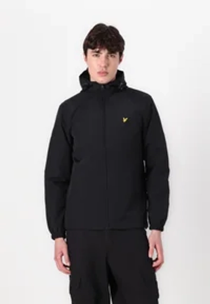 ZIP THROUGH HOODED JACKET - Veste mi-saison - schwarz