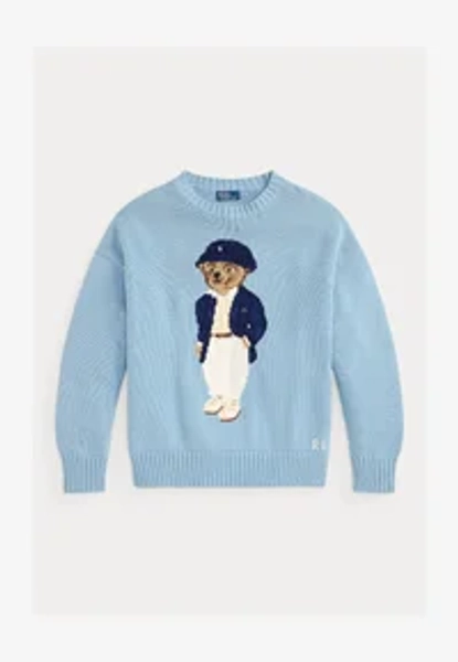 POLO BEAR OVERSIZE COTTON SWEATER - Maglione - blue note