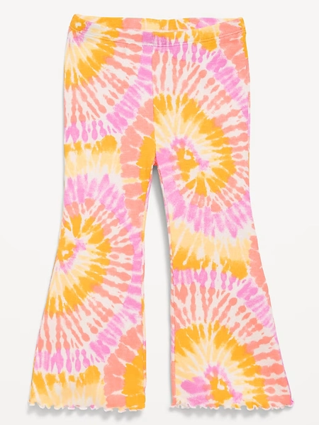 Ribbed Flare-Leg Leggings for Toddler Girls