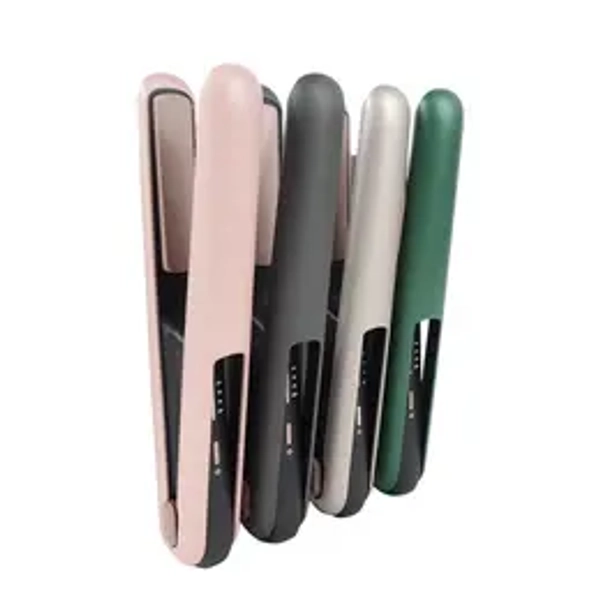 [Wavy Chic] Cordless Hair Straightening Iron, Portable Heated Hair Straightener