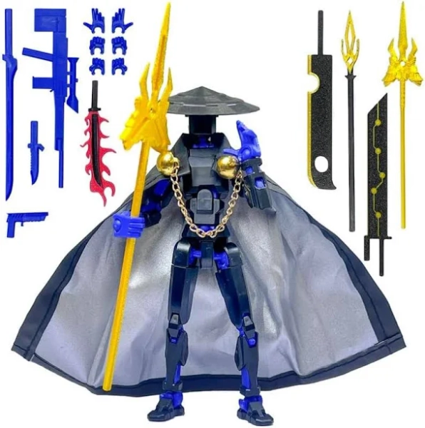 Assembly Completed T13 Action Figures Robo 13 3d