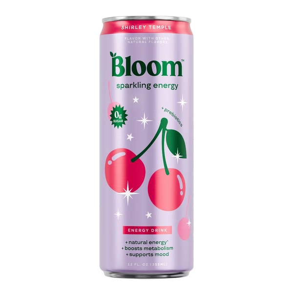 BLOOM NUTRITION Sparkling Energy Shirley Temple - 12 fl oz