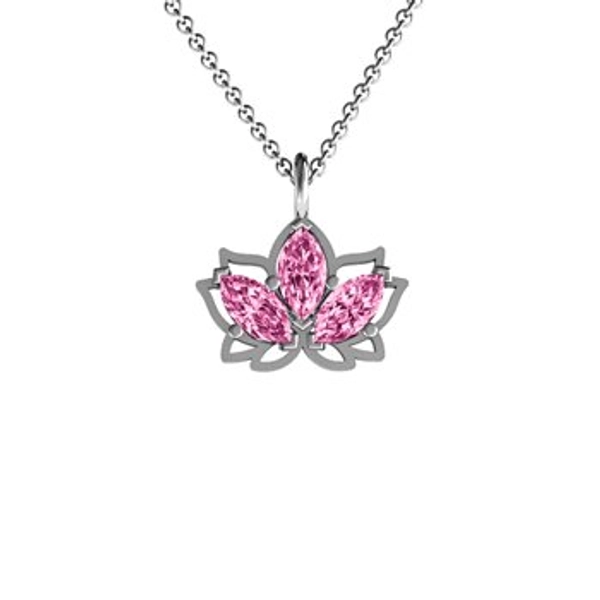 Sparkling Lotus Pendant