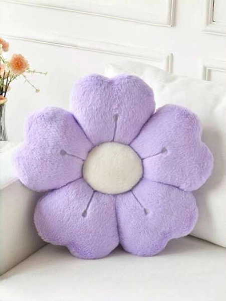 Christmas Decorative Pillows, Adorable Daisy Flower Cushions, Soft Faux Rabbit Fur Pillows For Sofas, Bedrooms, And Living Rooms,Perfect For Christmas And New Year Home Decor,A Wonderful Christmas Gift For Family And Friends