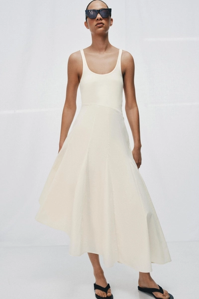 DRESS WITH GODET INSERTS