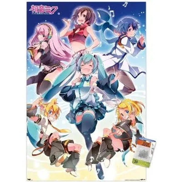 Trends International Hatsune Miku Group Wall Poster
