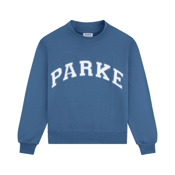 Varsity Mockneck - Washed Indigo