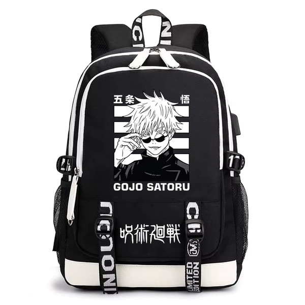 Jujutsu Kaisen Print Student Backpack Casual Anime Daypack for Boys Girls School Bag Lightweight - AliExpress 