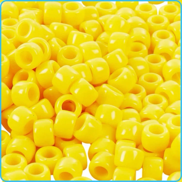 Kandies World DIY Barrel Plastic Pony Beads