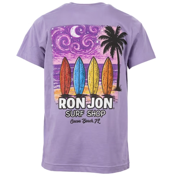 Ron Jon Kids Cocoa Beach FL Swirly Boards Tee