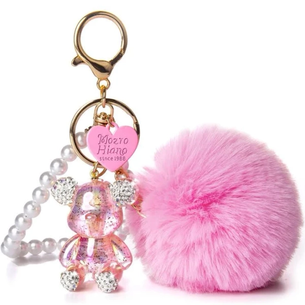 Kawaii Gummy Teddy Bear Keychain