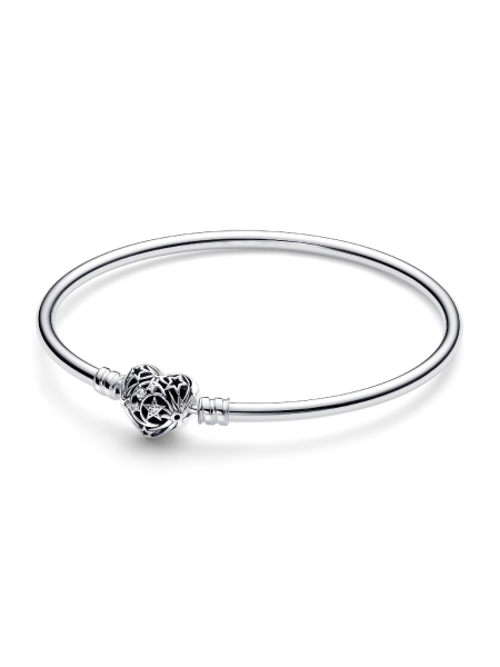 FINAL SALE - Celestial Heart Clasp Bangle