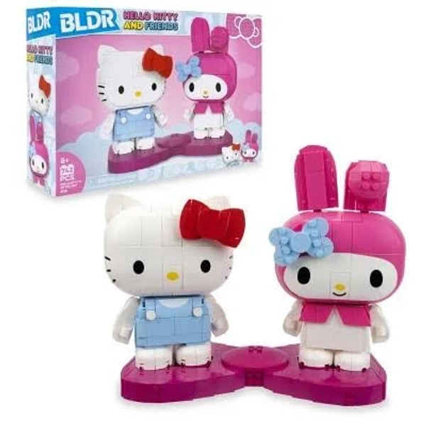 BLDR Deluxe Large-Form Buildable Character Hello Kitty & My Melody