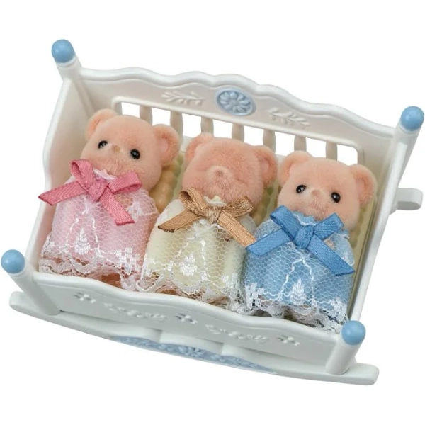 Sylvanian Families Biscuit Bear Triplets Healthy Set