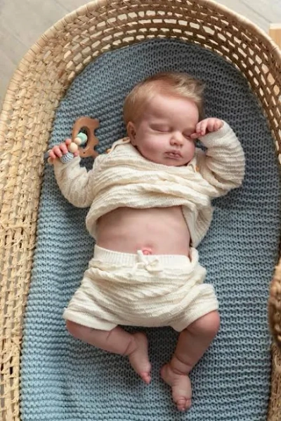 Sleeping 20" Full Body Vinyl Boy Waterproof Newborn Baby Dolls